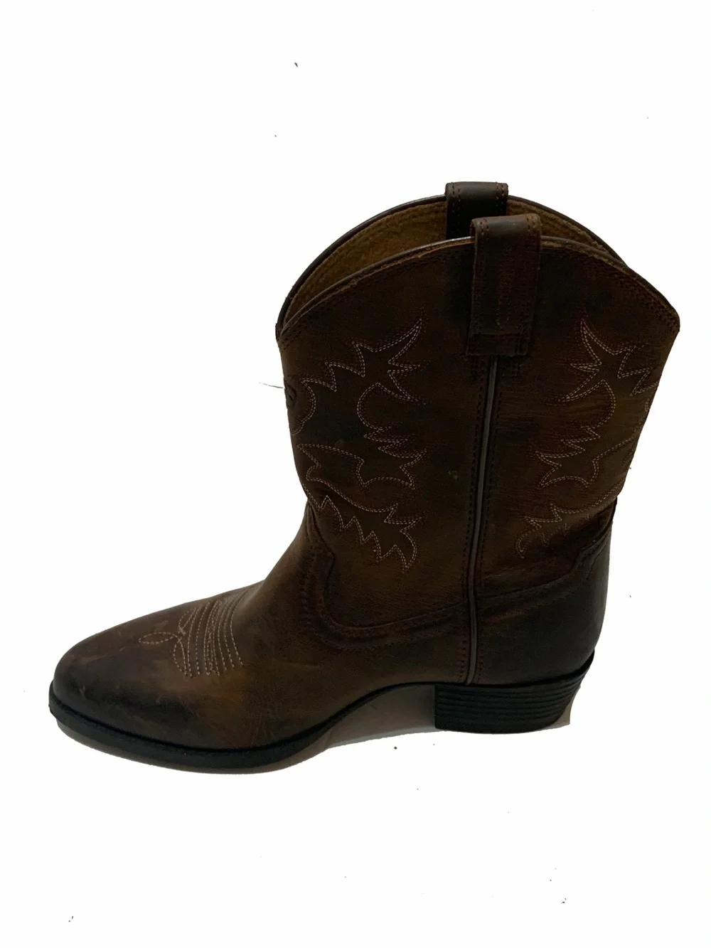 Ariat Brown Kids Western Pull-On Cowboy Boots